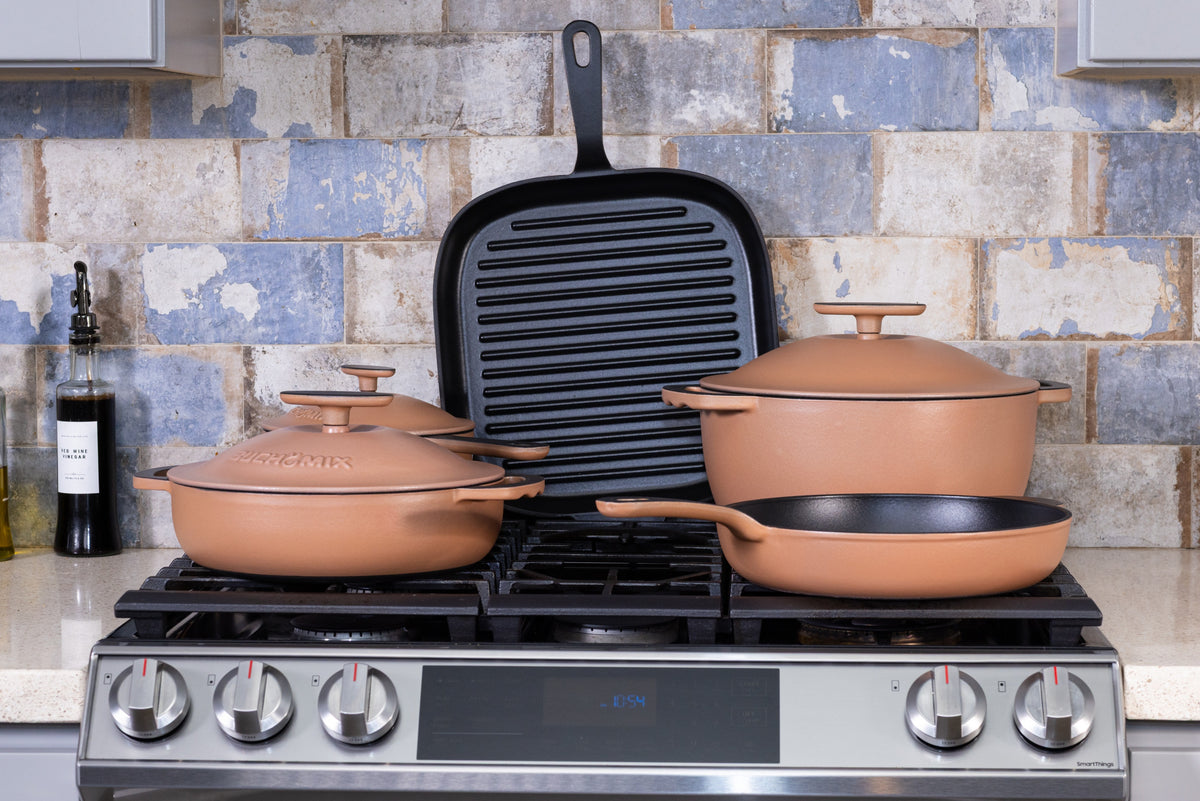 11-pieces Premium Enamel cast Iron Cookware