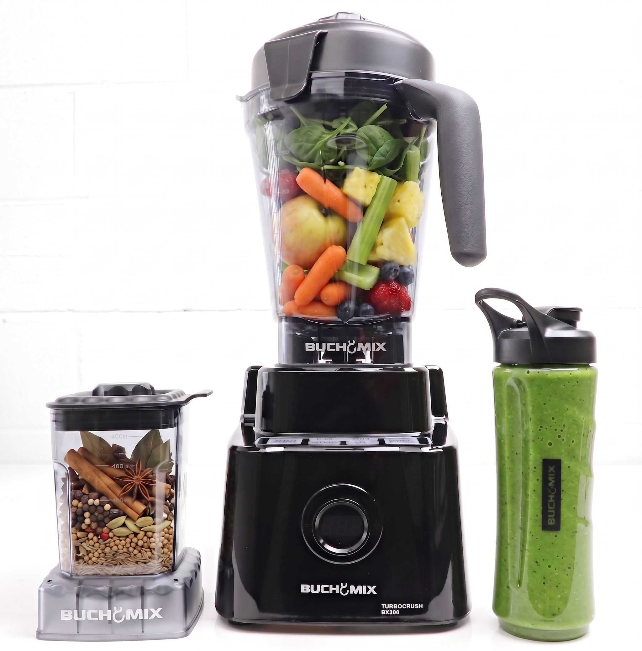 3 in 1 High Performance Turbocrush Blender With Digital Presets - (BX300 OLD VERSION)