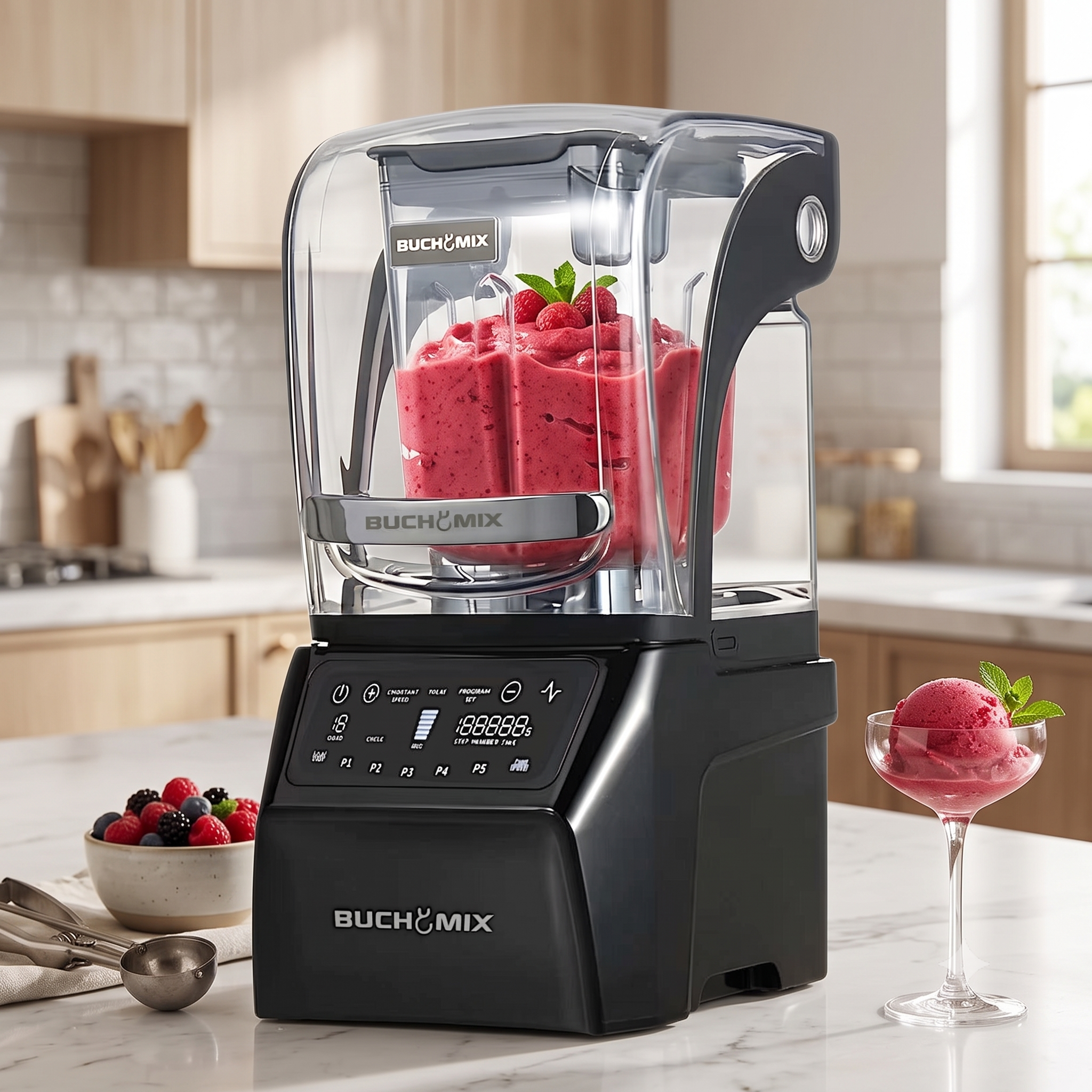 Ultra Heavy Duty Soundproof Blender With Digital control-BX01-2026 Model