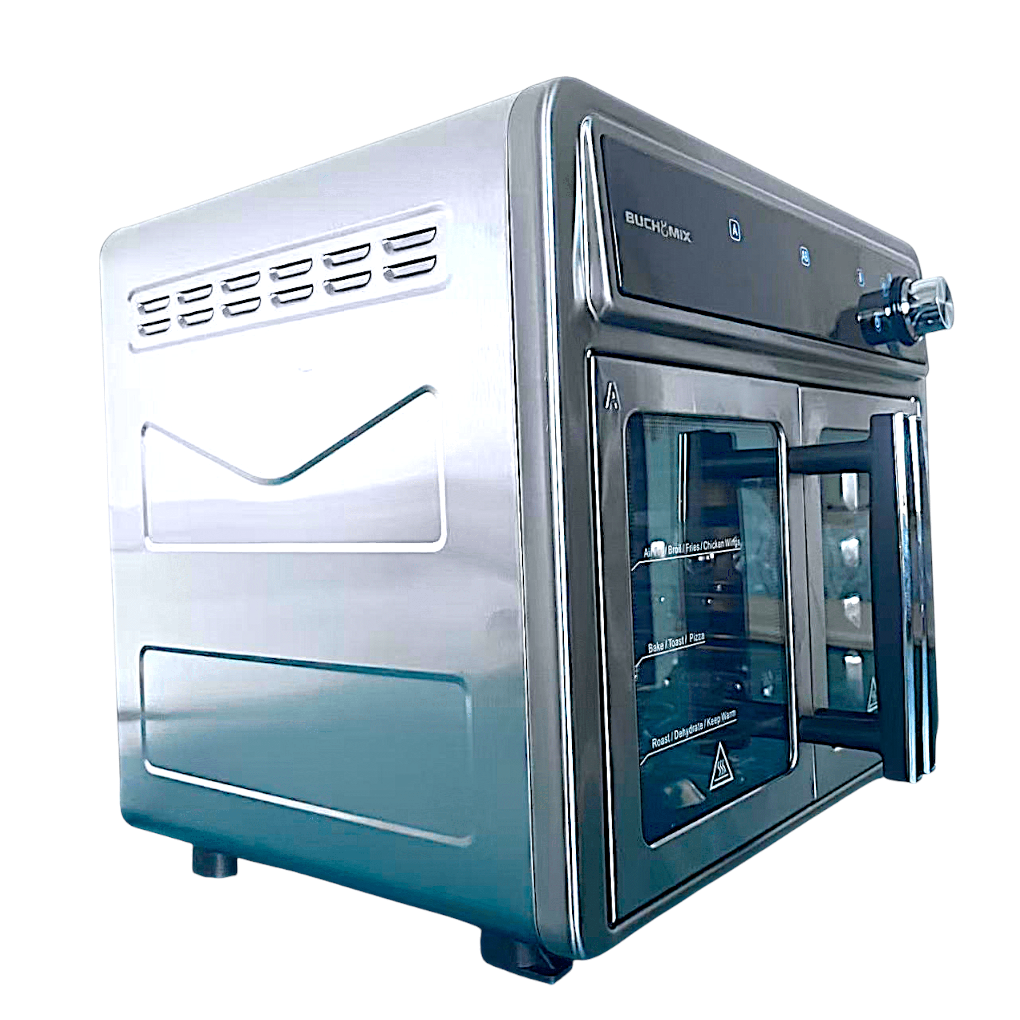All Stainless Steel Dual Compartment XL French Door Air Fryer Oven - BUCHYMIX NIGERIA