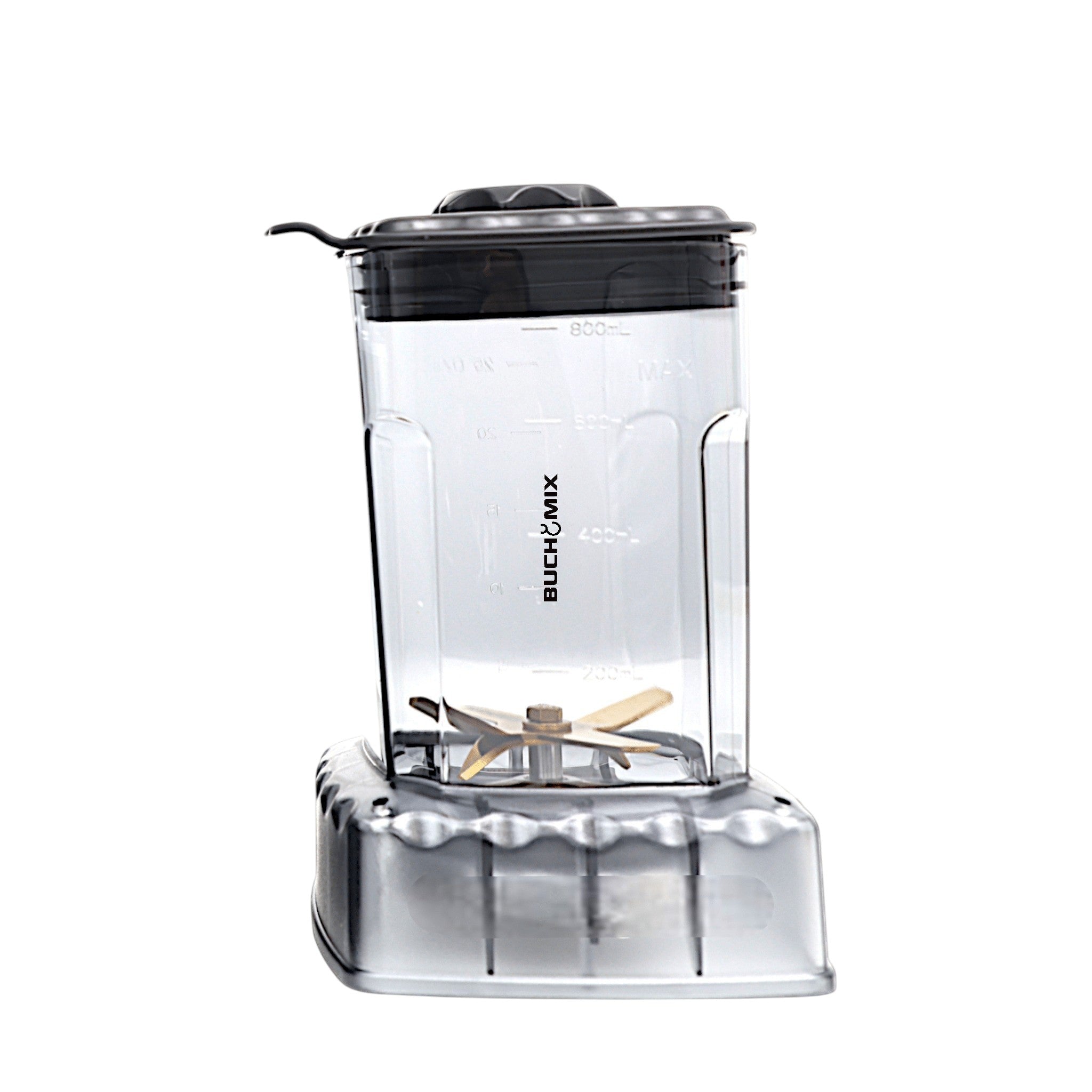 BUCHYMIX NIGERIA 800ml personal grinding jar with stainless steel blades and black lid for Turbocrush blender