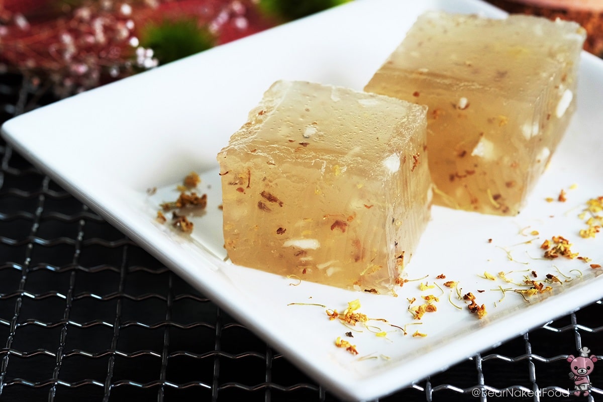 Chinese Chestnut Osmanthus Cake
