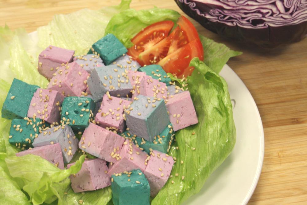 Homemake Colored Tofu