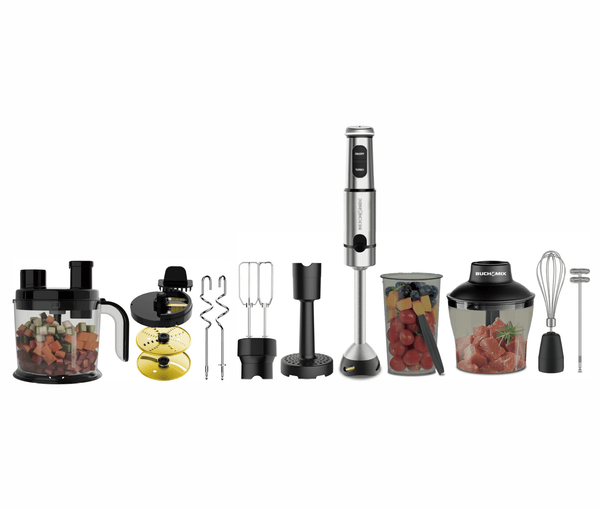 12 in one Multifunction Food Processor With Turbo Stick Immersion Blender - BUCHYMIX NIGERIA