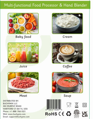 4 in 1 Multi function Food Chopper With Turbo Stick Immersion Blender - BUCHYMIX NIGERIA