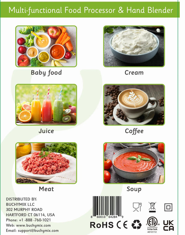 4 in 1 Multi function Food Chopper With Turbo Stick Immersion Blender - BUCHYMIX NIGERIA