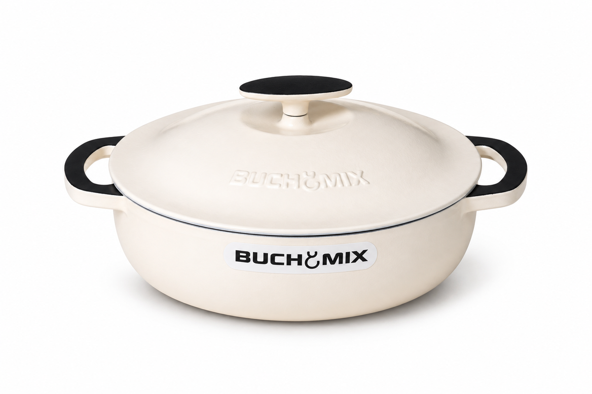 Premium Enameled Cast Iron Braiser