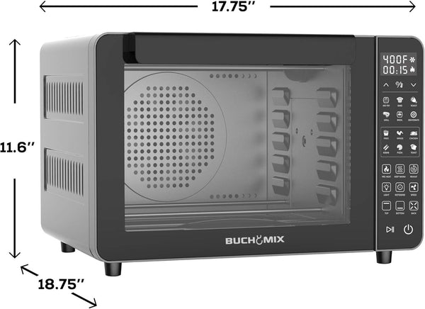 All in one Large Capacity Professional Dehydrator  & Air Fryer Oven -25L