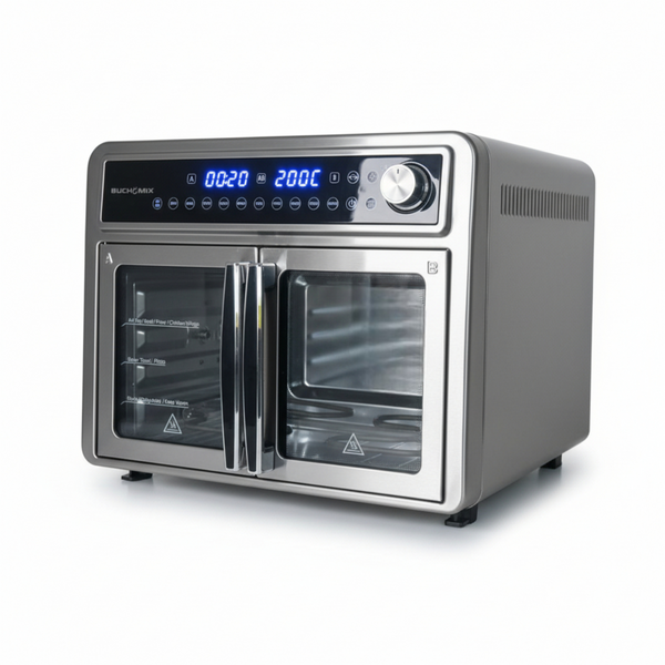 All Stainless Steel Dual Compartment XL French Door Air Fryer Oven
