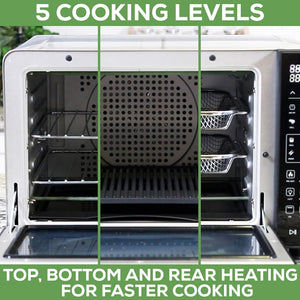 All in one Large Capacity Professional Dehydrator  & Air Fryer Oven -25L