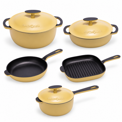 11-pieces Premium Enamel cast Iron Cookware