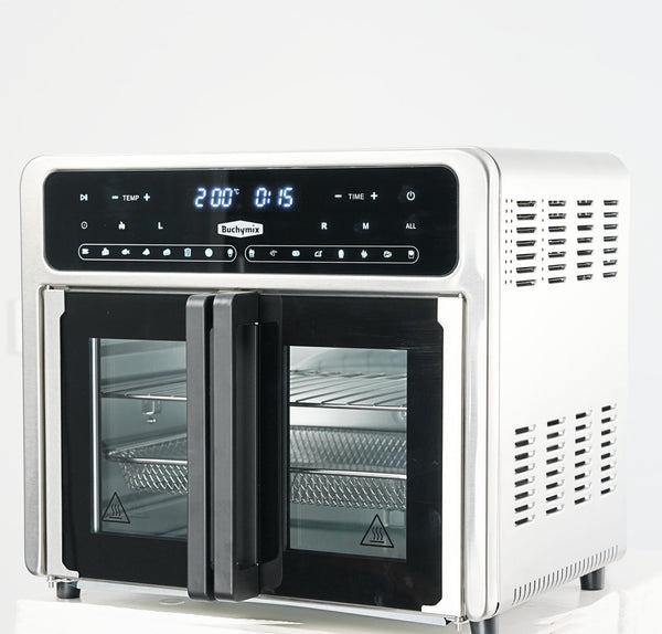 Dual Compartment 24L French Door Air Fryer Oven