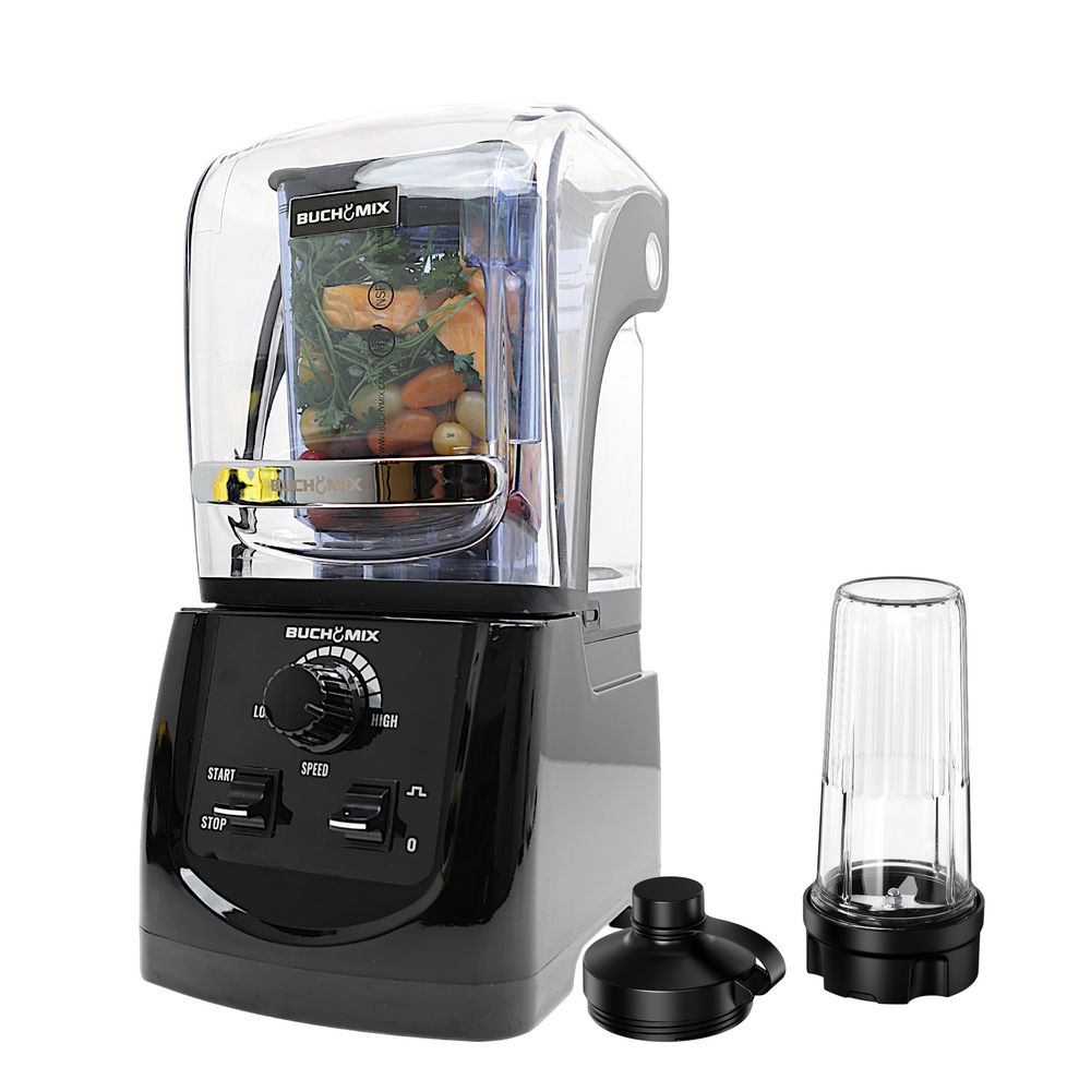 Ultra Heavy Duty Soundproof Blender With Manual Control - Black | Buchymix Nigeria