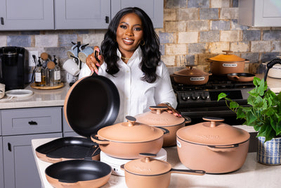 22-Piece Premium Enameled Cast Iron Cookware Set