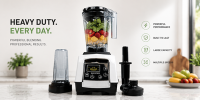 Powerful Ultra Heavy Duty Blender - Cast Iron Made -BPA Free