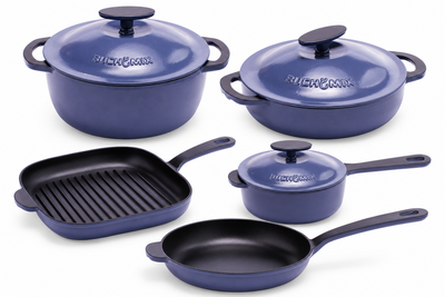 11-pieces Premium Enamel cast Iron Cookware