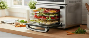All in one Large Capacity Professional Dehydrator & Air Fryer Oven - 22L - BUCHYMIX NIGERIA