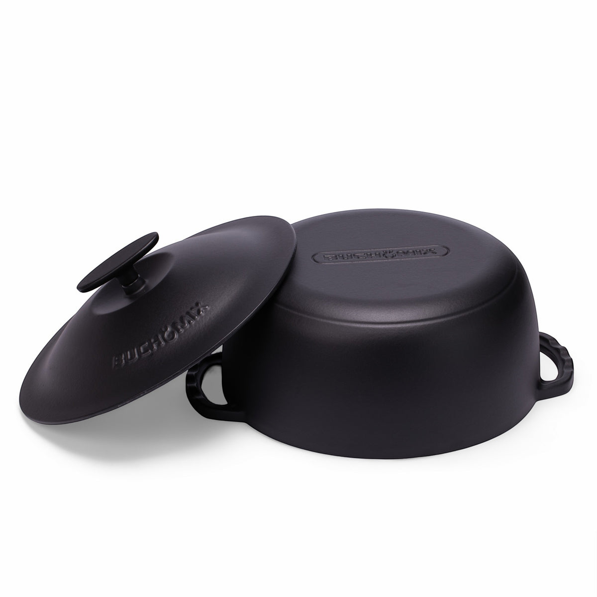 Large 7.5 Liter Enamelled Cast Iron Dutch Oven with Lid