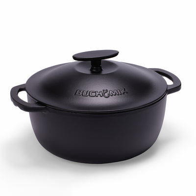 10Liter Enamelled Cast Iron Dutch Oven with Lid – 10 US qt