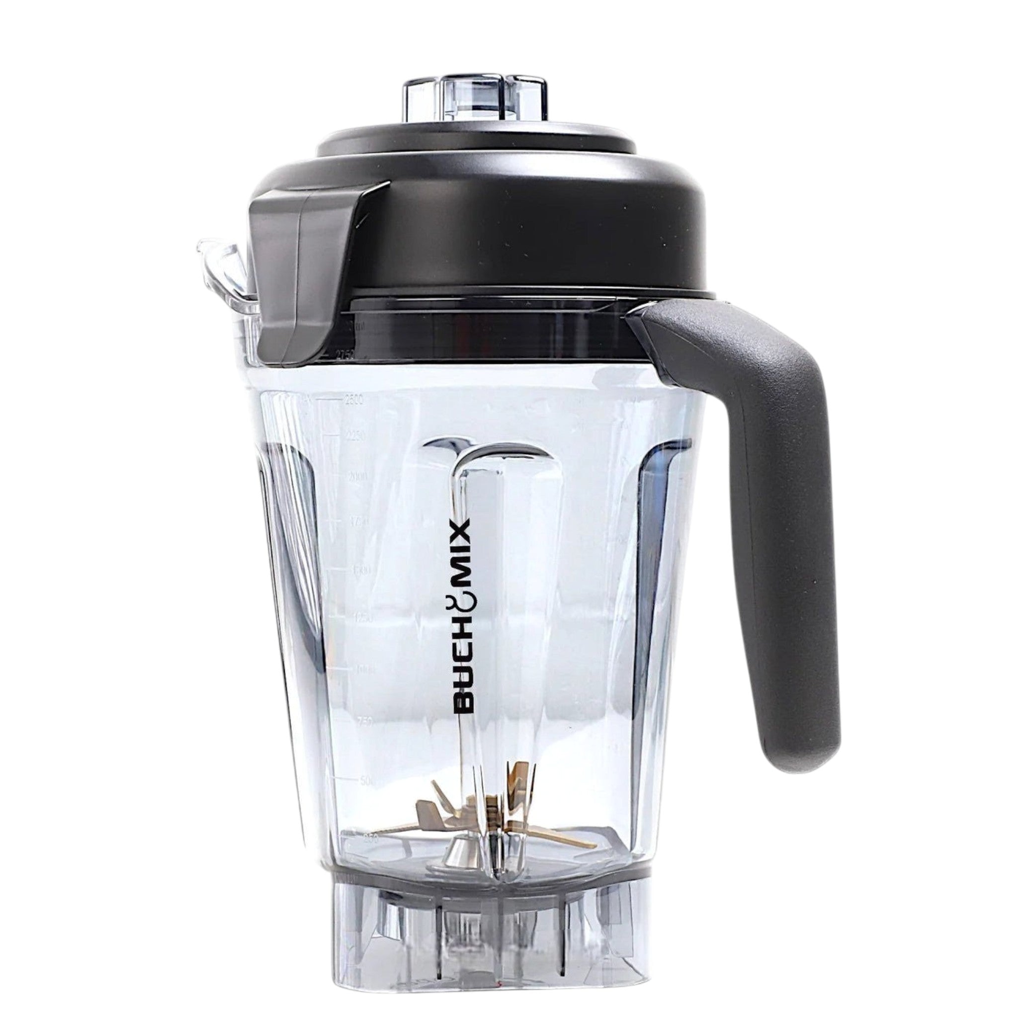 BUCHYMIX NIGERIA 2-liter BPA-free blender jug with 6-blade stainless steel system and black lid