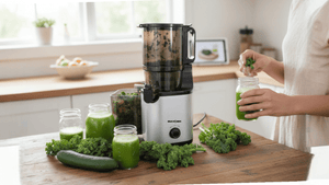 Hands - Free Automatic Feeding Cold Pressed Juicer - BUCHYMIX NIGERIA