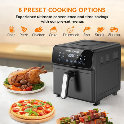 Large Capacity 8 Liter Digital Air fryer - BUCHYMIX NIGERIA
