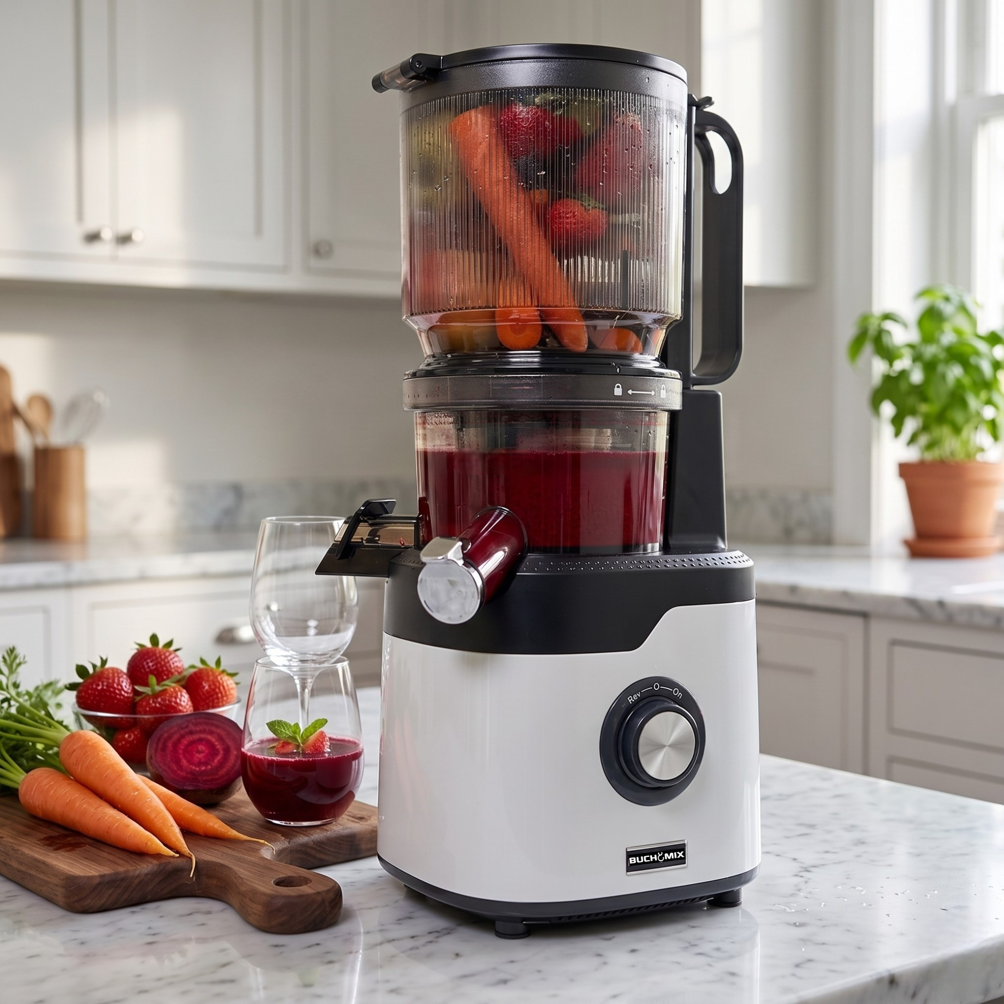 XL Large Capacity Hands Free High-Induction AC Motor Juicer -BJ23 -2026 Model