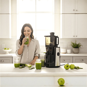 Multifunctional Hands Free Self Feeding Batch Juicer With Heavy Duty AC Motor - BUCHYMIX NIGERIA