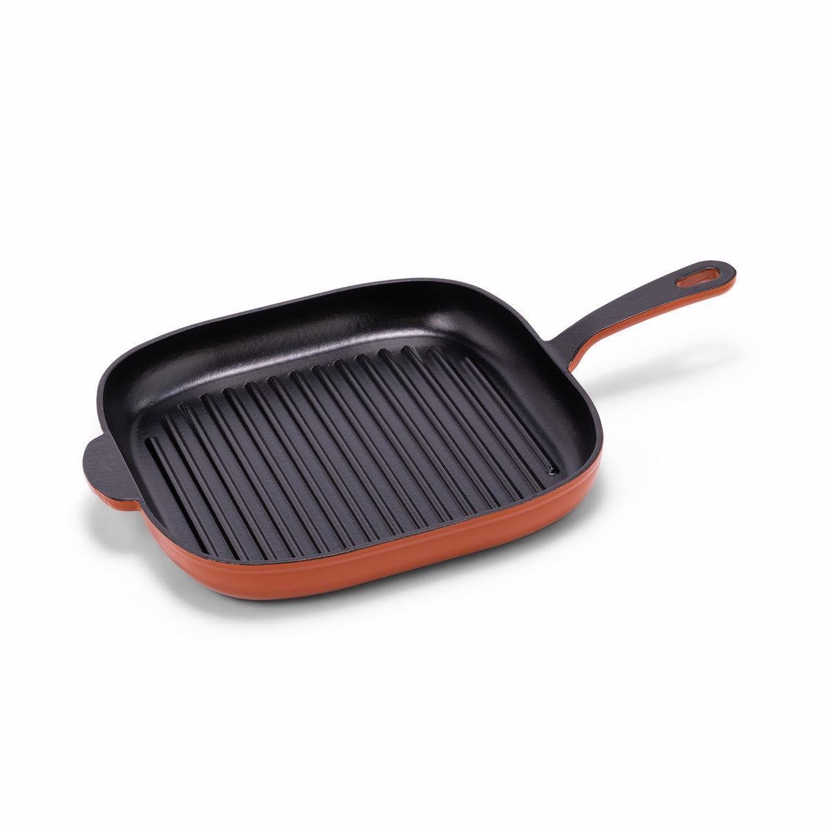 14-Inch Premium Enameled Cast Iron Grill Pan