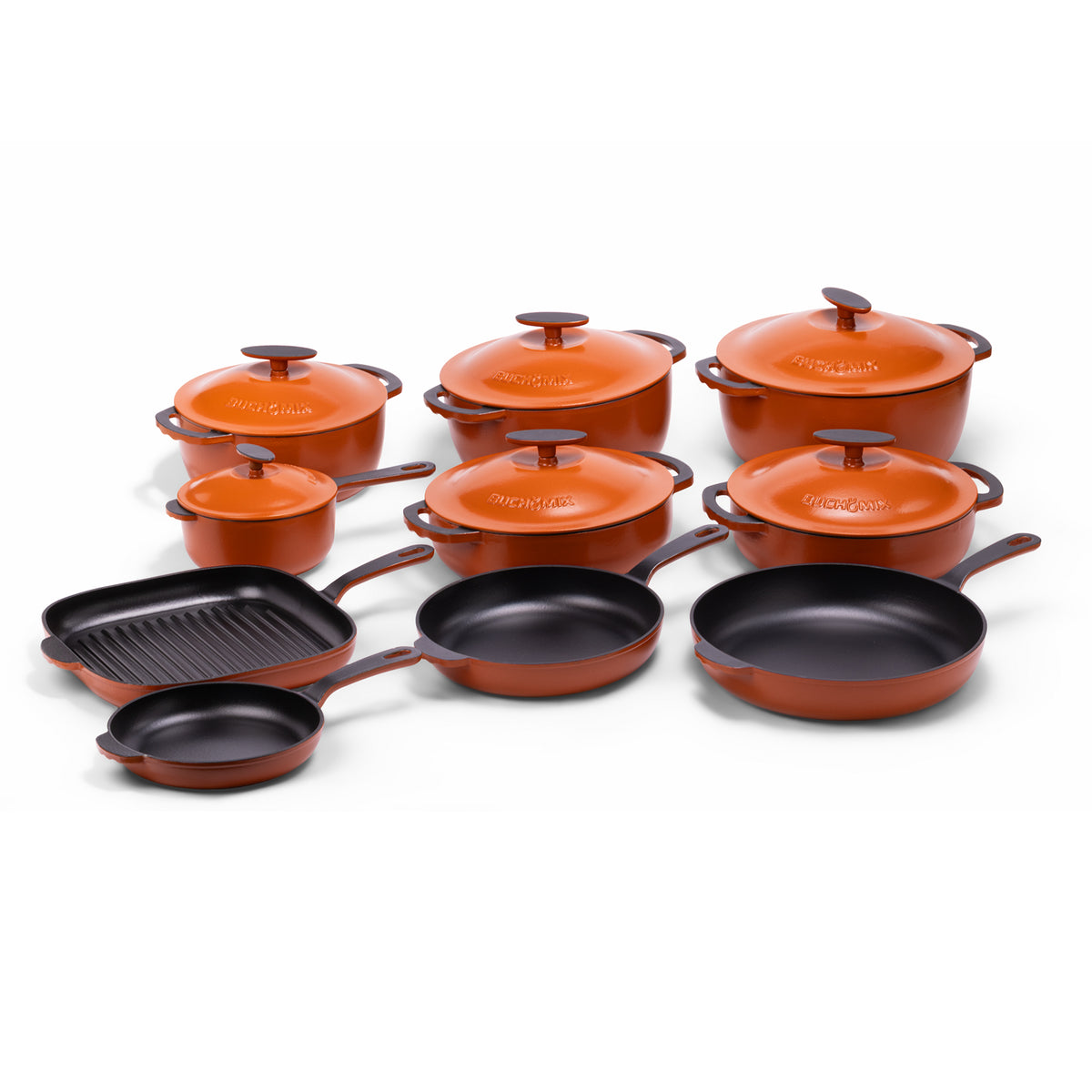 22-Piece Premium Enameled Cast Iron Cookware Set