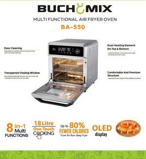 Premium 18L Multifunction Smart Air Fryer Oven - BUCHYMIX NIGERIA