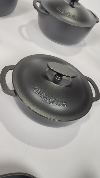 22-Piece Premium Enameled Cast Iron Cookware Set