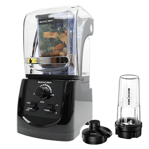 Ultra Heavy Duty Soundproof Blender With Manual Control - Black BX210 - BUCHYMIX NIGERIA
