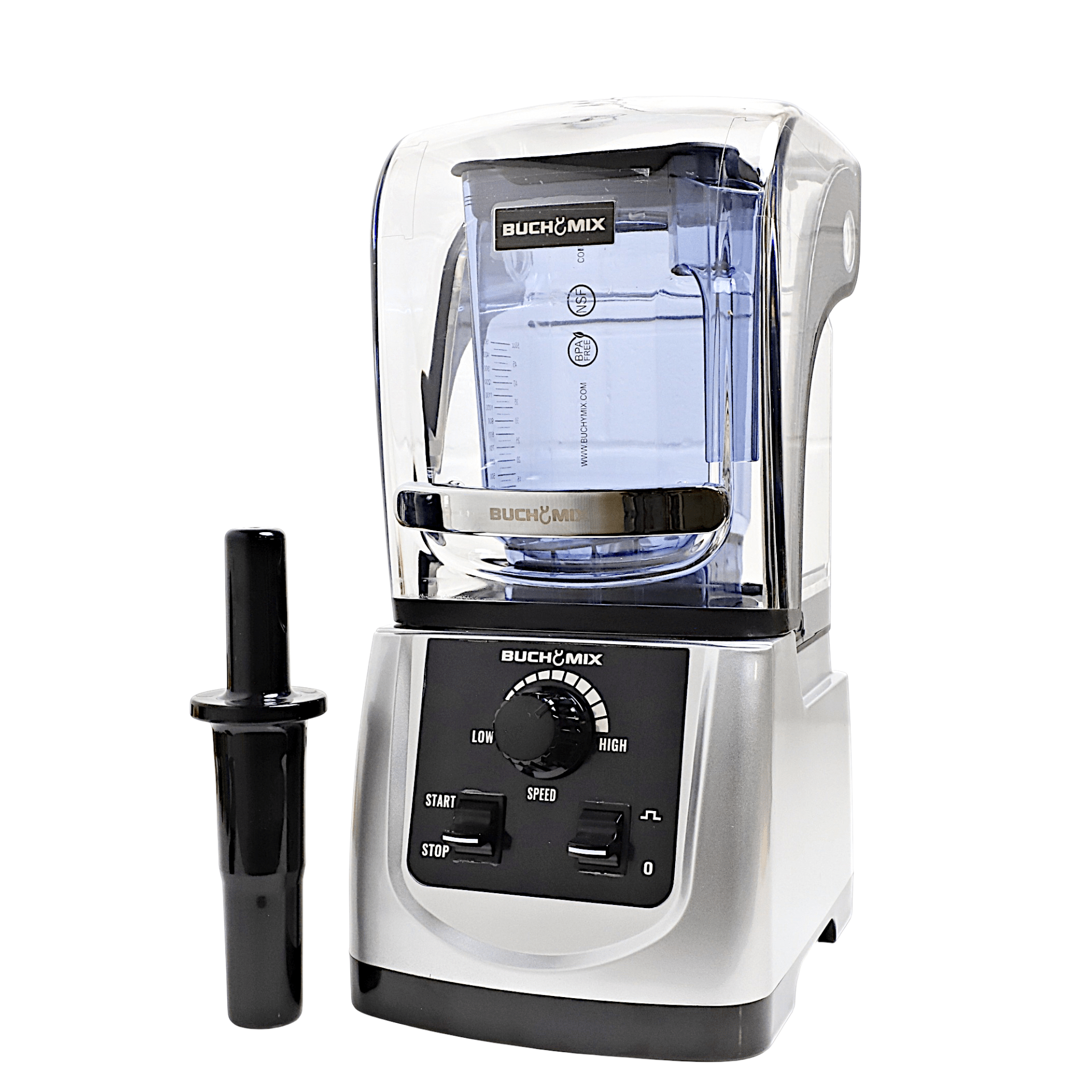 Ultra Heavy Duty Soundproof Blender With Manual Control - Black BX210 - BUCHYMIX NIGERIA