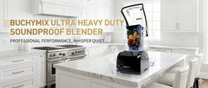 Ultra Heavy Duty Soundproof Blender With Manual Control - Black BX210 - BUCHYMIX NIGERIA