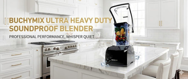 Ultra Heavy Duty Soundproof Blender With Manual Control - Black BX210 - BUCHYMIX NIGERIA