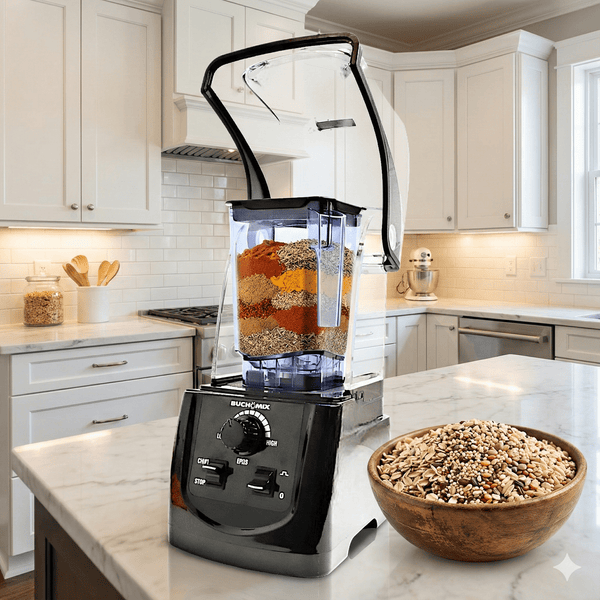 Ultra Heavy Duty Soundproof Blender With Manual Control - Black BX210 - BUCHYMIX NIGERIA